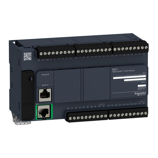 TM221CE40T Schneider Electric Logik-Controller, Modicon M221, 40 IO, Transistor, PNP, Ethernet