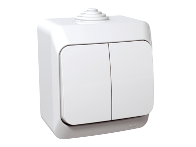 W0401030121 Schneider Electric WNT-1H Cedar 1-poliger Schalter 10A IP44, weiß