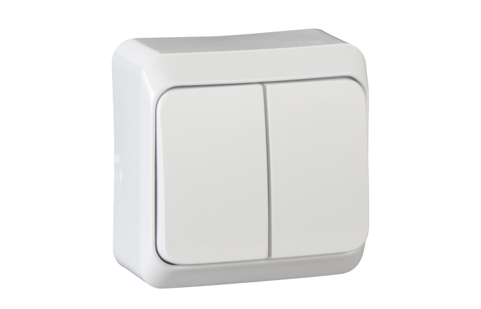 W0402030121 Schneider Electric WNT-2H Cedar 2-poliger Schalter 10A IP44, weiß