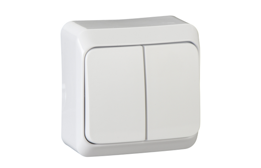 W0402030121 Schneider Electric WNT-2H Cedar 2-poliger Schalter 10A IP44, weiß