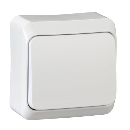 WDE001010 PRIMA - 1pole switch - 10AX, white